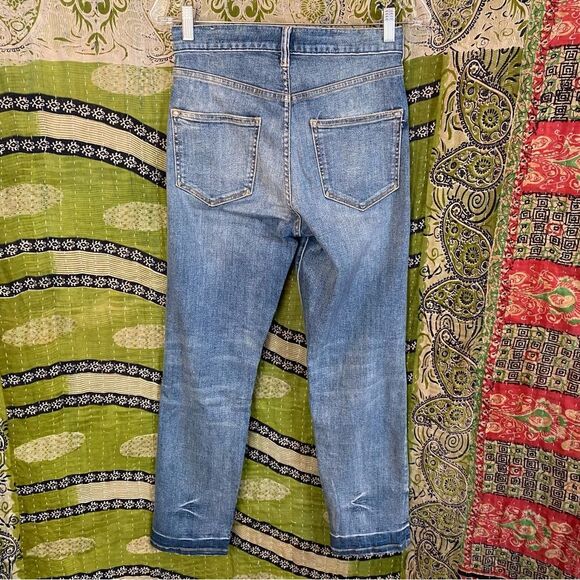 Anthropologie x Pilcro The Selvedge Vintage Straight Distressed Jeans Size 27 - Picture 9 of 16